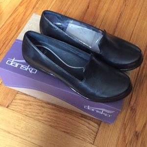 Dansko Olivia Napa black loafers